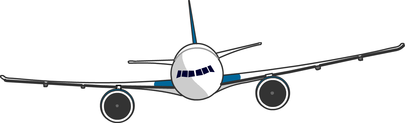 正面からの飛行機 飛行機のイラスト素材画像集 Naver まとめ